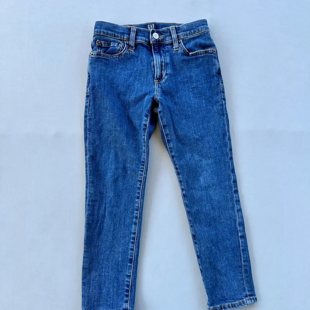 🎉5 for $45 🎉 Gap Jeans Denim Boys Size 7 Skinny Stretch